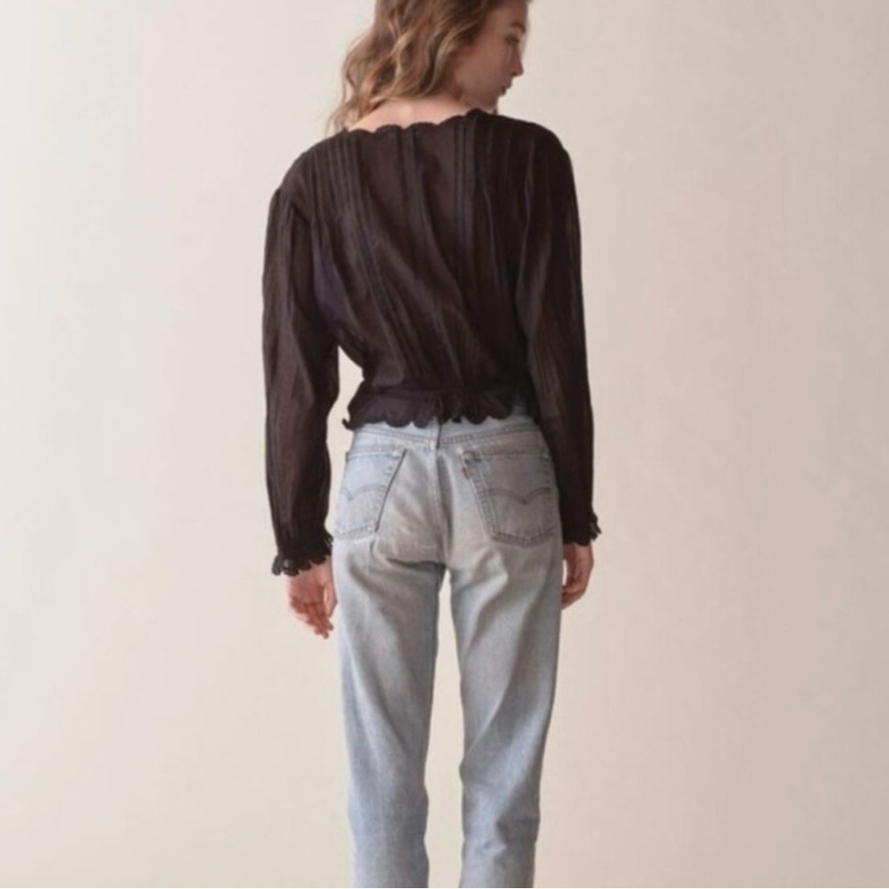 Doen Elayne top black size large - Picture 3 of 7